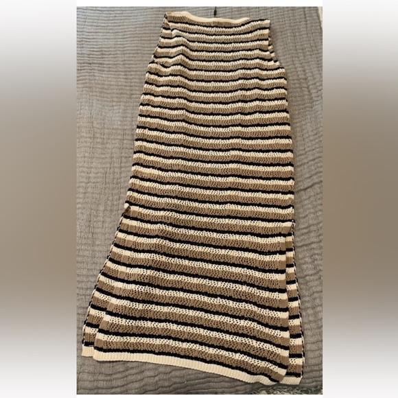 NWT Vigoss Womens MED Crochet Pointelle Knit Cardigan Sweater Cottagecore Boho - Picture 6 of 12